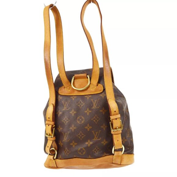 LOUIS VUITTON MONTSOURIS MM BACKPACK BAG PURSE MONOGRAM M51136 SP0020 KK33984 - Picture 2 of 11